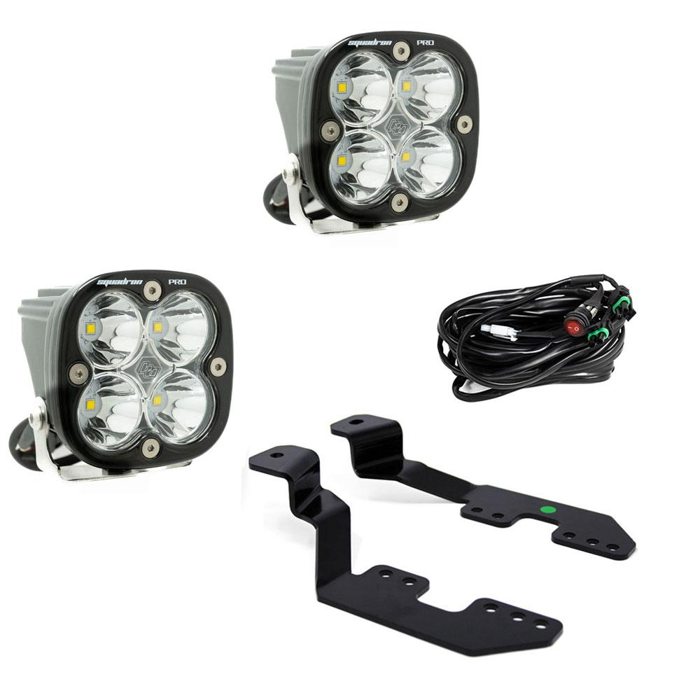 Chevy/GMC Squadron Pro A-Pillar Light Kit - Chevy/GMC 2014-18 Silverado/Sierra 1500; 2015-19 Colorado/Canyon 447604