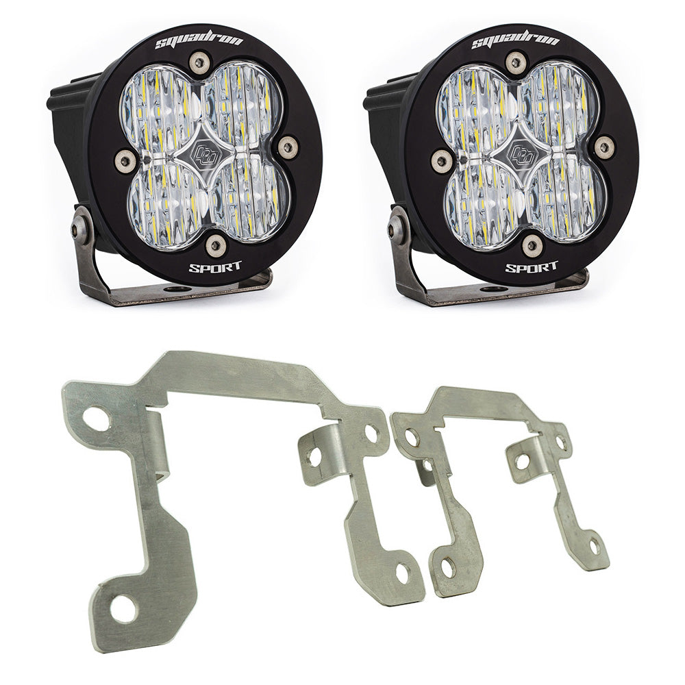 Ford Squadron Sport Fog Pocket Light Kit - Ford 2019-2023 Ranger; 2021-2025 Bronco NOTE: w/ OE Plastic Bumper 447607