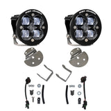 Chevy/GMC Squadron SAE Fog Pocket Light Kit - Chevy/GMC 2015-19 Colorado/Canyon / Silverado/Sierra 2500/3500HD Clear 447615