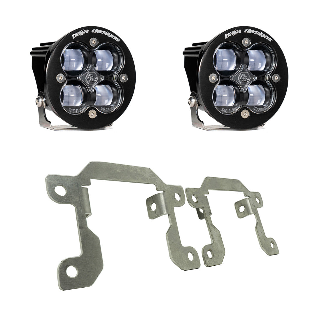 Ford Squadron SAE Fog Pocket Light Kit - Ford 2019-2023 Ranger; 2021-2025 Bronco NOTE: w/ OE Plastic Bumper Clear 447616