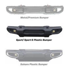 Jeep JL/JT Squadron-R SAE Fog Pocket Light Kit - Jeep 2020-2026 Gladiator; 2018-2026 Wrangler JL; NOTE: w/ OE Sport Bumper Clear 447622