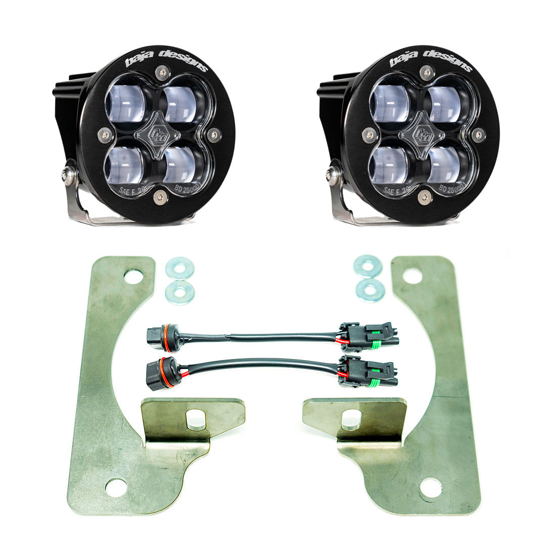 Jeep JL/JT Squadron-R SAE Fog Pocket Light Kit - Jeep 2020-2026 Gladiator; 2018-2026 Wrangler JL; NOTE: w/ OE Rubicon Bumper Clear 447623