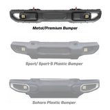 Jeep JL/JT Squadron-R SAE Fog Pocket Light Kit - Jeep 2020-2026 Gladiator; 2018-2026 Wrangler JL; NOTE: w/ OE Rubicon Bumper Clear 447623