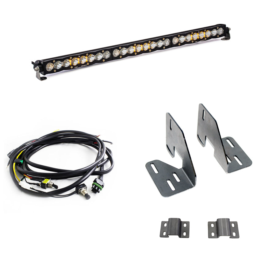 GMC S8 30 Inch Grille Light Bar Kit - GMC 2018-19 Sierra 2500HD/3500HD 447632