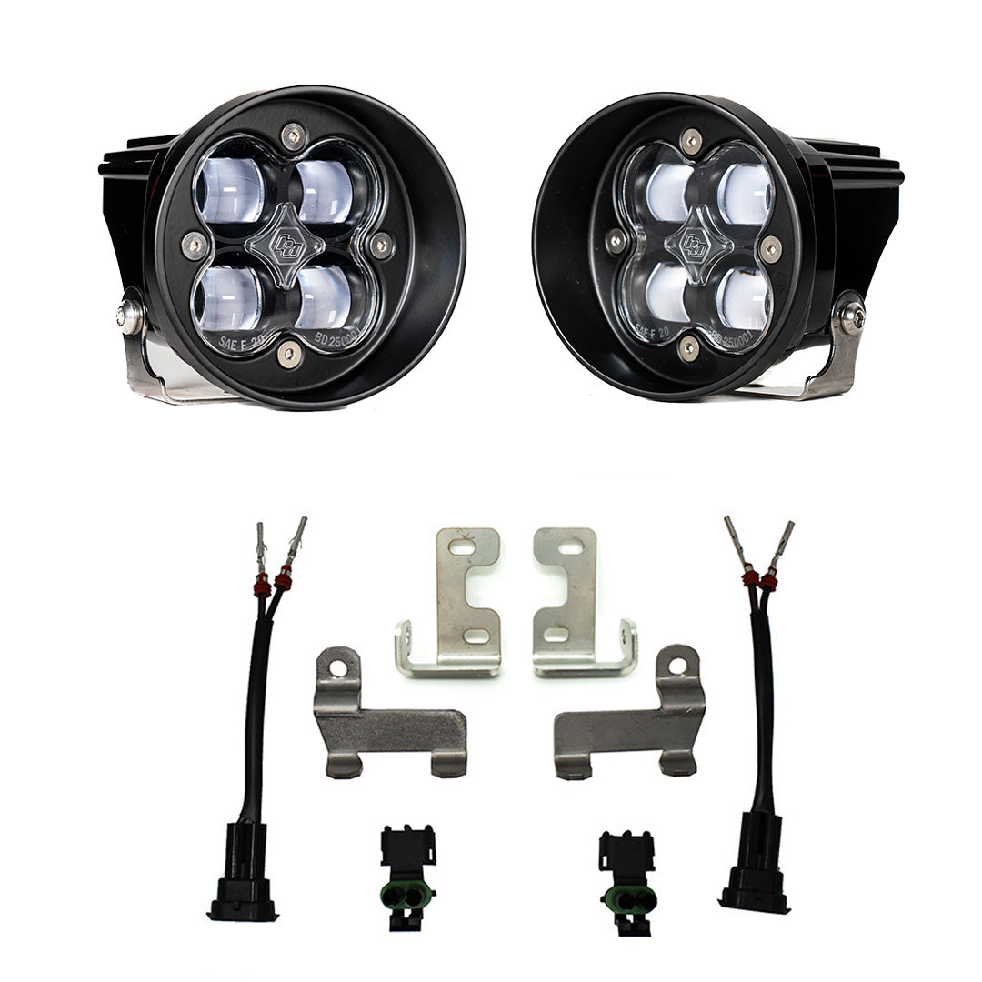 Toyota Squadron-R SAE Fog Pocket Light Kit - Toyota 2010-24 4Runner; 2012-23 Tacoma; 2014-21 Tundra Clear 447641