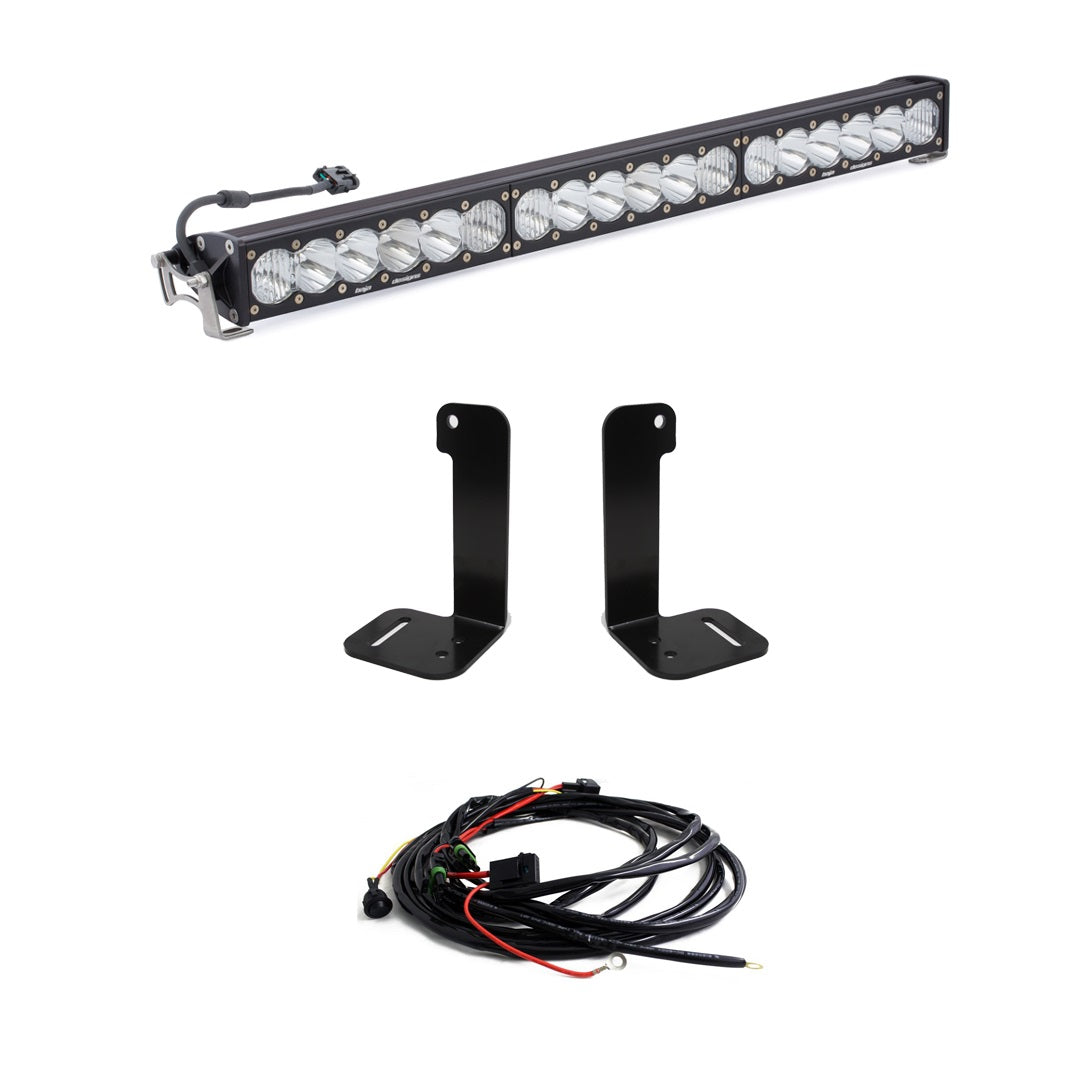 Jeep JL/JT OnX6+ 30 Inch Bumper Light Kit - Jeep 2020-2026 Gladiator; 2018-2026 Wrangler JL; NOTE: w/ OE Plastic Bumper Toggle 447657