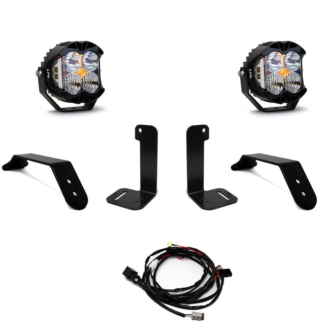 Jeep JL/JT LP4 Pro Bumper Light Kit - Jeep 2020-2026 Gladiator; 2018-2026 Wrangler JL; NOTE: w/ OE Plastic Bumper Toggle 447658