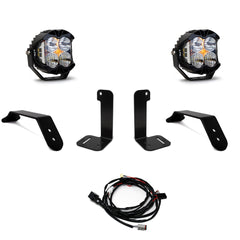 Jeep JL/JT LP4 Pro Bumper Light Kit - Jeep 2020-2026 Gladiator; 2018-2026 Wrangler JL; NOTE: w/ OE Plastic Bumper Toggle 447658