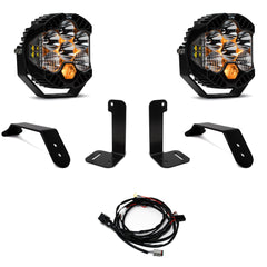Jeep JL/JT LP6 Pro Bumper Light Kit - Jeep 2020-2026 Gladiator; 2018-2026 Wrangler JL; NOTE: w/ OE Plastic Bumper Toggle 447659