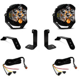 Jeep JL/JT LP6 Pro Bumper Light Kit - Jeep 2020-2026 Gladiator; 2018-2026 Wrangler JL; NOTE: w/ OE Plastic Bumper Upfitter 447659UP