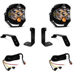 Jeep JL/JT LP6 Pro Bumper Light Kit - Jeep 2020-2026 Gladiator; 2018-2026 Wrangler JL; NOTE: w/ OE Plastic Bumper Upfitter 447659UP