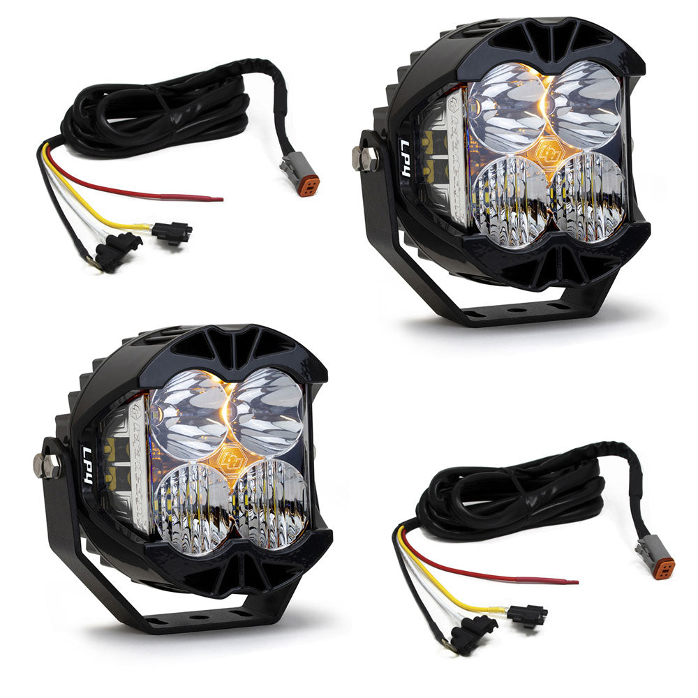 Jeep JL/JT LP4 Pro Bumper Light Kit - Jeep 2020-2026 Gladiator; 2018-2026 Wrangler JL; NOTE: w/ OE Steel Bumper Upfitter 447672UP