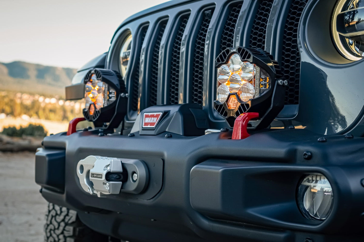 Jeep JL/JT LP4 Pro Bumper Light Kit - Jeep 2020-2026 Gladiator; 2018-2026 Wrangler JL; NOTE: w/ OE Steel Bumper Upfitter 447672UP