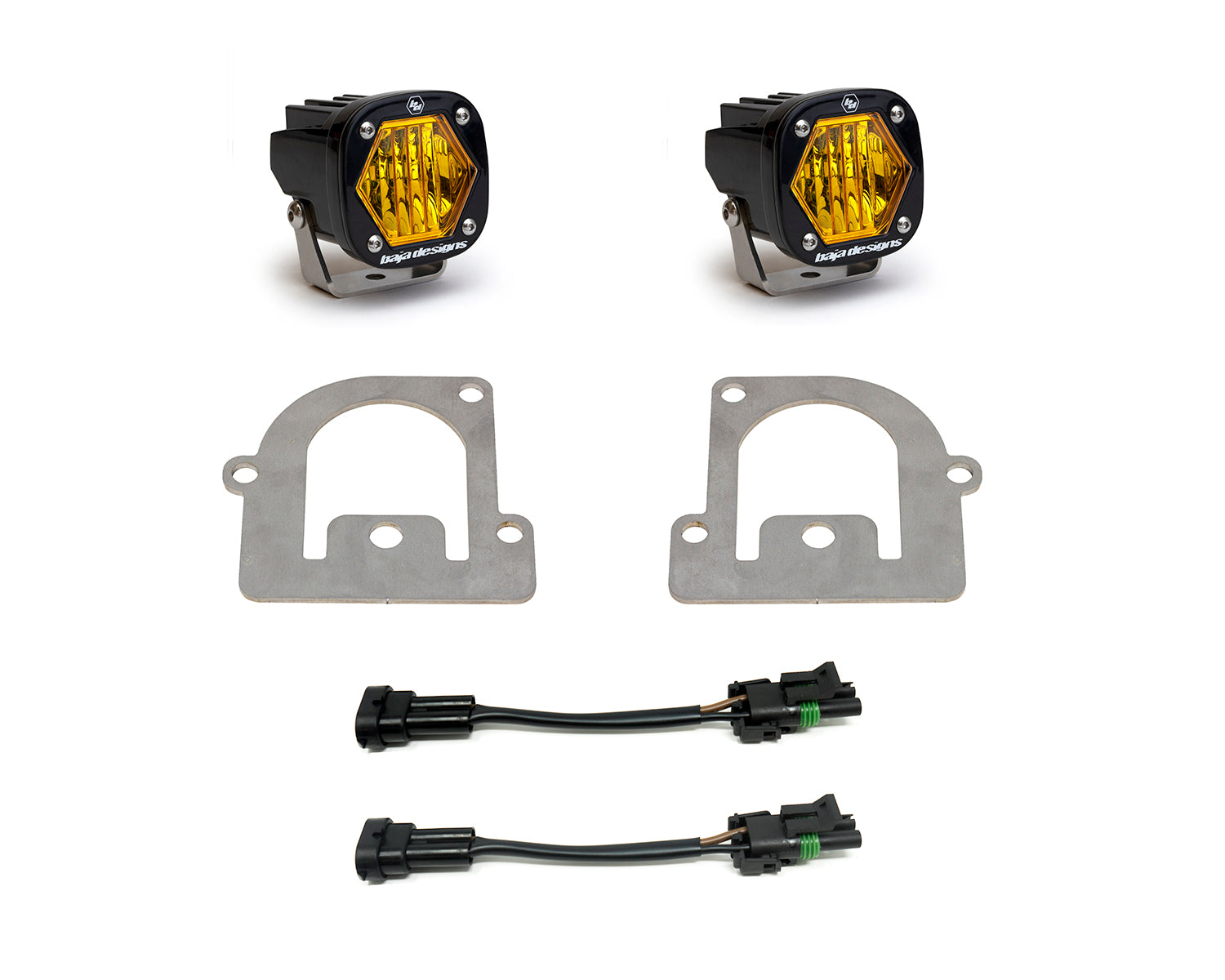 Ford S1 Fog Pocket Light Kit - Ford 2021-2024 Bronco Sport Baja Amber 447683