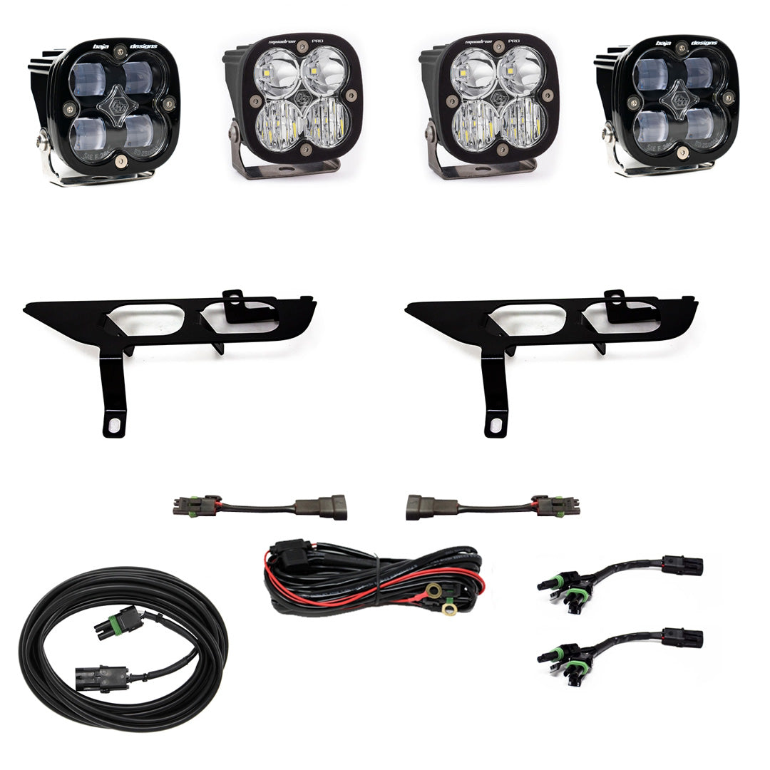Ford Squadron SAE/Sport Fog Pocket Light Kit - Ford 2021-23 F-150; NOTE: w/o Daytime Running Lights (DRL) Clear Toggle 447697
