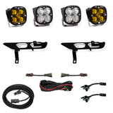 Ford Squadron SAE/Pro Fog Pocket Light Kit - Ford 2021-23 F-150; NOTE: w/o Daytime Running Lights (DRL) Baja Amber Toggle 447700