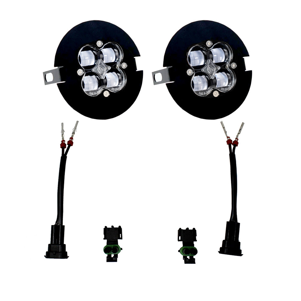 Ford/Toyota Squadron SAE Fog Pocket Light Kit - Ford 2006-14 F-150; Toyota 2005-11 Tacoma; 2007-13 Tundra Clear 447702