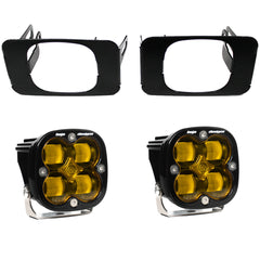 Ford Squadron SAE Fog Pocket Light Kit - Ford 2015-20 F-150; 2017-22 F-250/350 Super Duty Baja Amber 447718