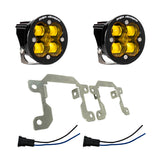 Ford/Subaru Squadron-R SAE Fog Pocket Light Kit - Ford 2014-17 Fiesta ST; 2013-14 Focus ST; 2013-16 Fusion; 2015-17 Mustang; 2015-16 Transit; 2013-16 BRZ/Impreza; 2013-19 Crosstrek; 2014-18 Forrester, 2010-12 Legacy/Outback; 2015-19 WRX/STI Baja Amber 447725