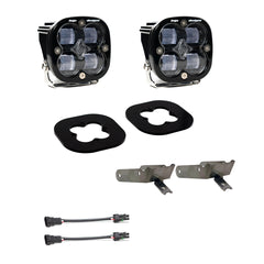 Ford Squadron SAE Fog Pocket Light Kit - Ford 2011-16 F-250/350 Super Duty Clear 447730