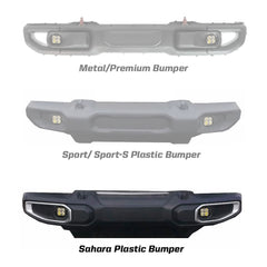 Jeep JL/JT Squadron-R SAE Fog Pocket Light Kit - Jeep 2020-2026 Gladiator; 2018-2026 Wrangler JL; NOTE: w/ OE Sahara Bumper Baja Amber 447735