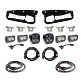 Ford Squadron SAE/Dual S2 Sport Steel Bumper Fog Pocket Light Kit - Ford 2021-2026 Bronco; 2022-2026 Bronco Raptor; NOTE: w/ OE Steel Bumper Clear Toggle 447761