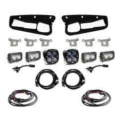 Ford Squadron SAE/Dual S2 Sport Steel Bumper Fog Pocket Light Kit - Ford 2021-2026 Bronco; 2022-2026 Bronco Raptor; NOTE: w/ OE Steel Bumper Clear Toggle 447761