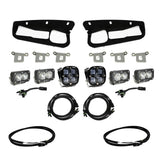 Ford Squadron SAE/Dual S2 Sport Steel Bumper Fog Pocket Light Kit - Ford 2021-2026 Bronco; 2022-2026 Bronco Raptor; NOTE: w/ OE Steel Bumper Clear Upfitter 447761UP