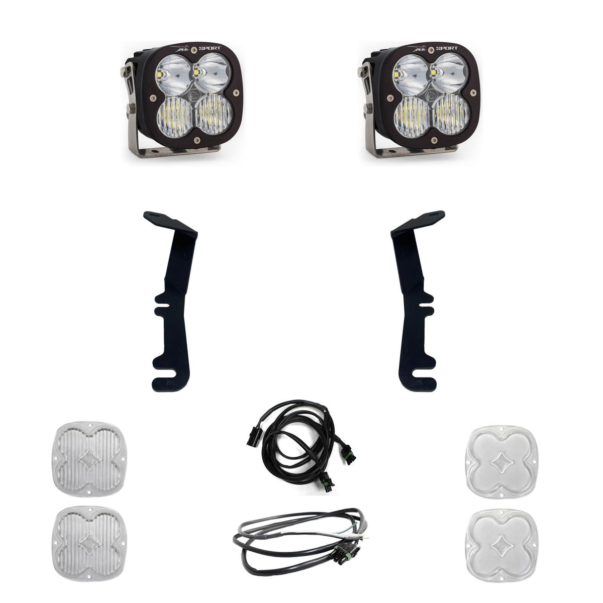 RAM XL Sport A-Pillar Light Kit - RAM 2019-24 1500 Rebel; 2021-24 1500 TRX 447774