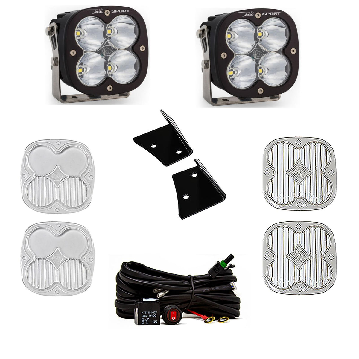 Jeep JK XL Sport A-Pillar Light Kit - Jeep 2007-18 Wrangler JK 447798