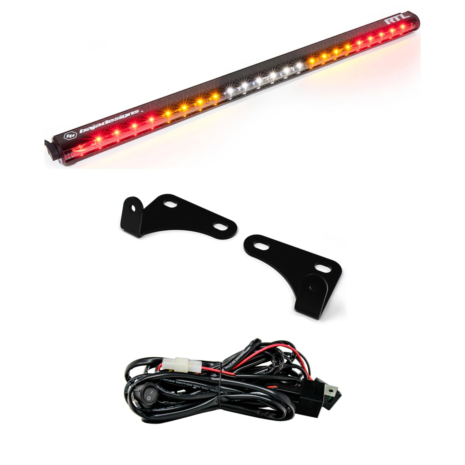 Polaris RTL 30 inch Rear Tail Light Kit - Polaris 2015-18 RZR; NOTE: w/ 2-Seats Clear No 447811