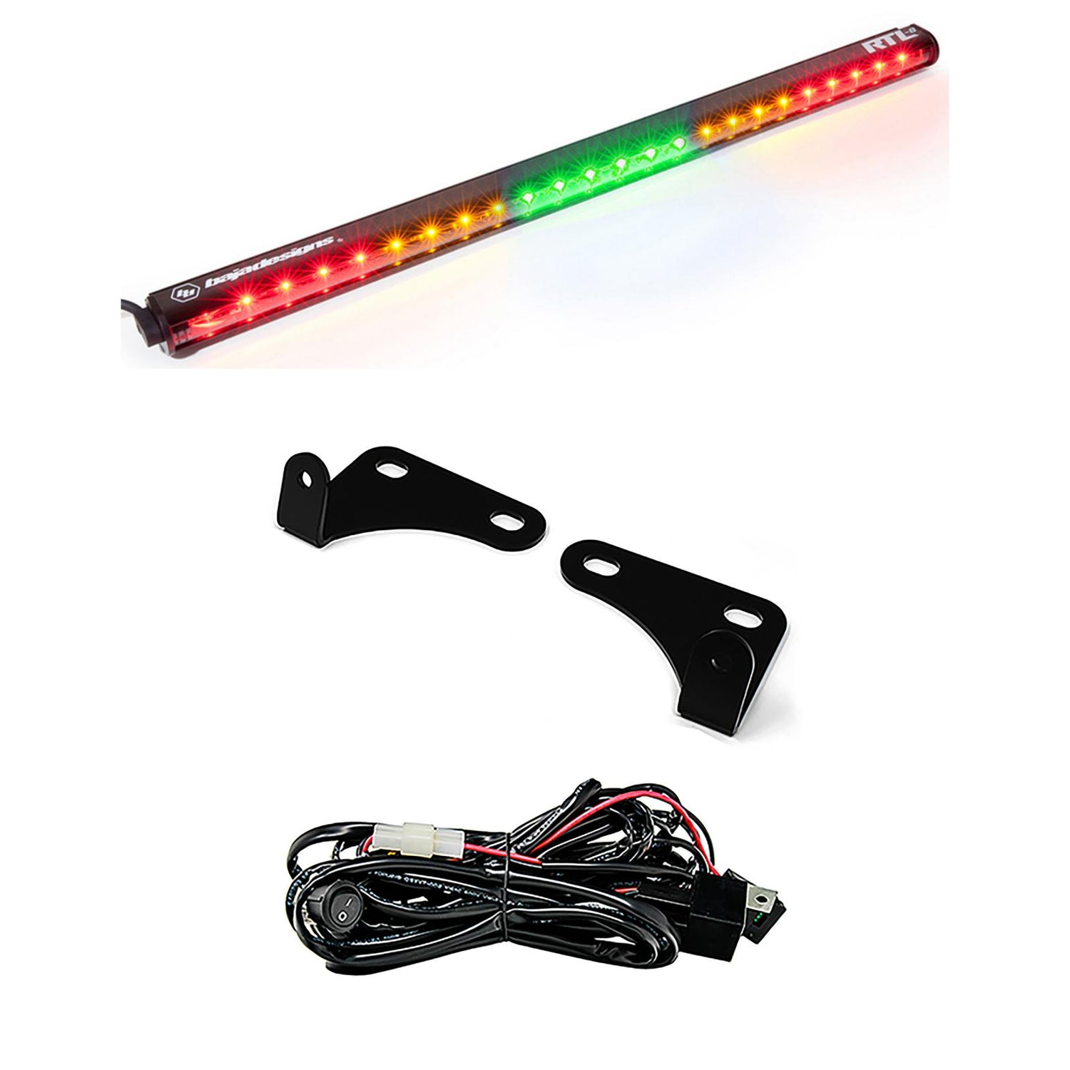 Polaris RTL 30 inch Rear Tail Light Kit - Polaris 2015-18 RZR; NOTE: w/ 2-Seats Green No 447814