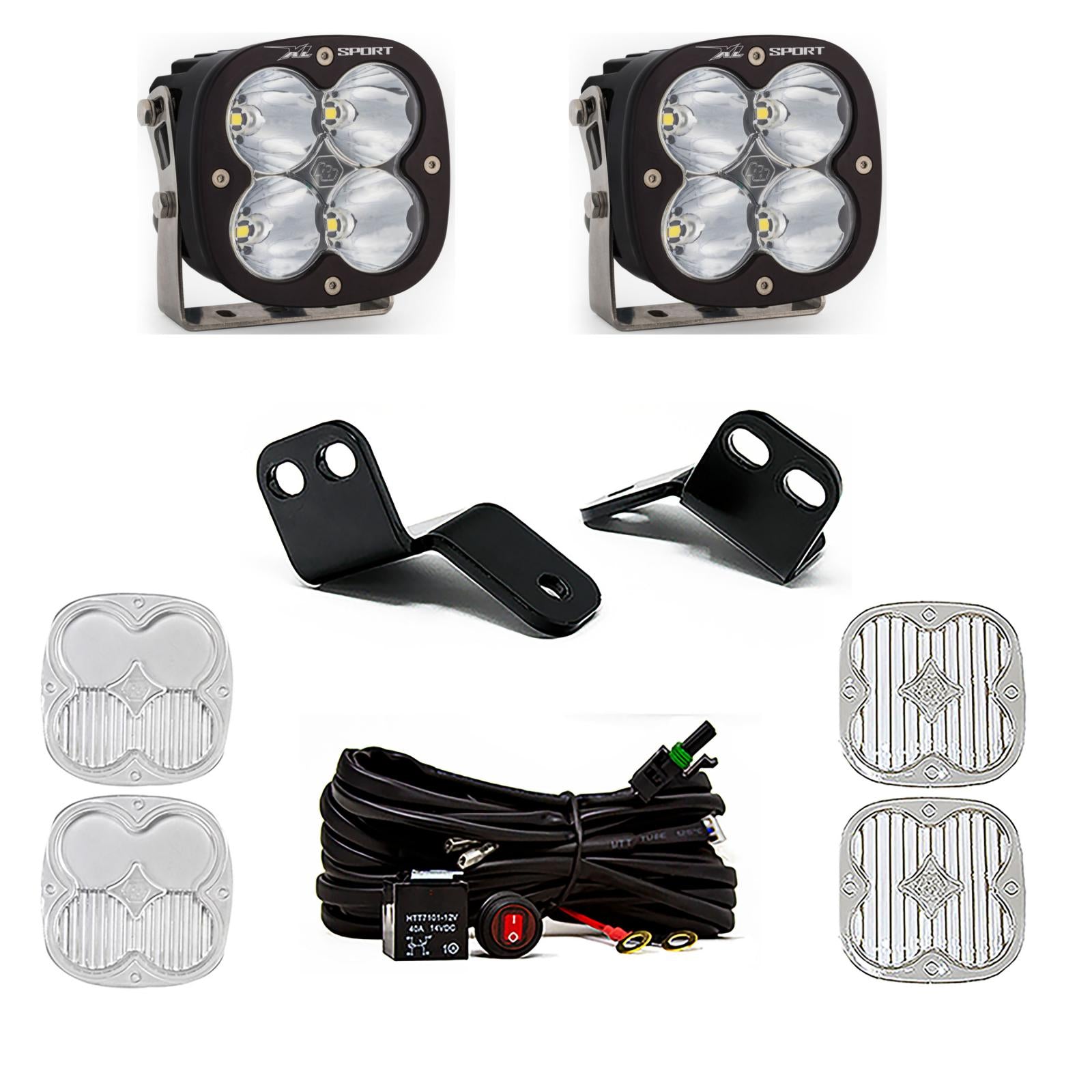 Polaris XL Sport A-Pillar Light Kit - Polaris 2014-22 RZR XP 1000; XP Turbo; Turbo S 447822