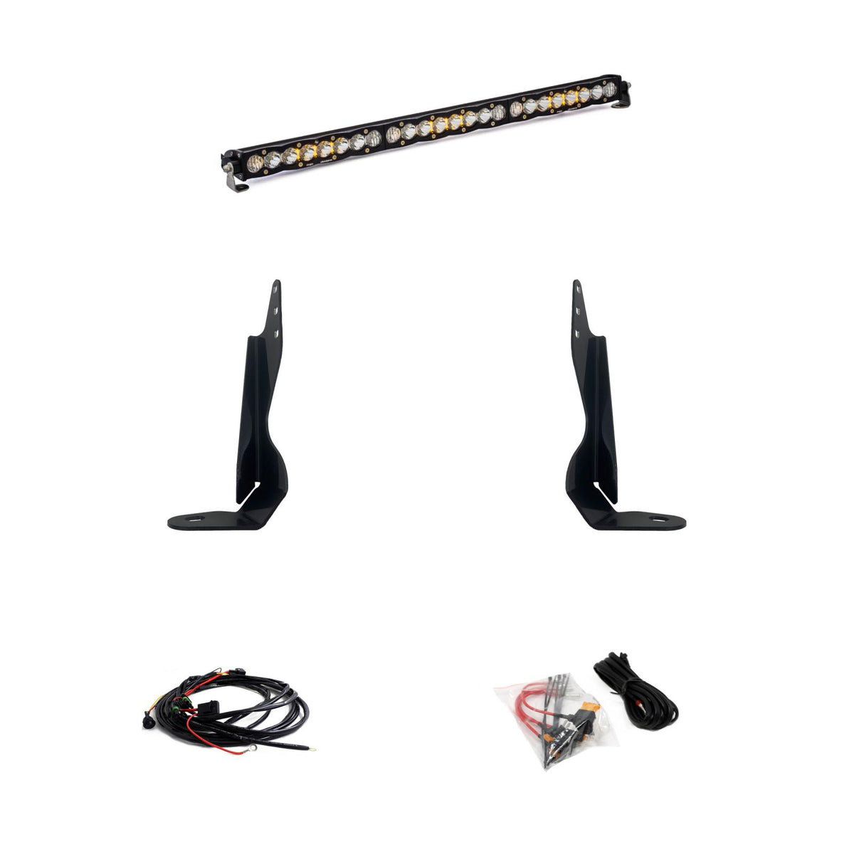 GMC S8 30-Inch Behind the Grille Light Bar Kit - GMC 2020-23 Sierra 2500HD/3500HD 447850