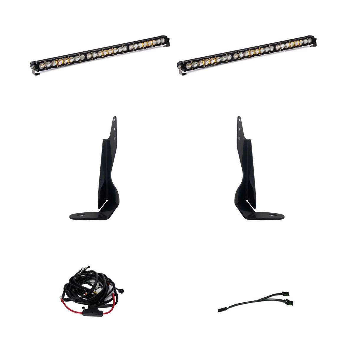 GMC S8 Dual 30 Inch Grille Light Bar Kit - GMC 2020-23 Sierra 2500HD/3500HD; NOTE: Exc. AT4 447854