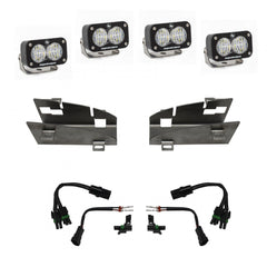 RAM S2 Sport Dual Fog Pocket Light Kit - RAM 2019-24 1500 Rebel; 2021-24 1500 TRX 448024