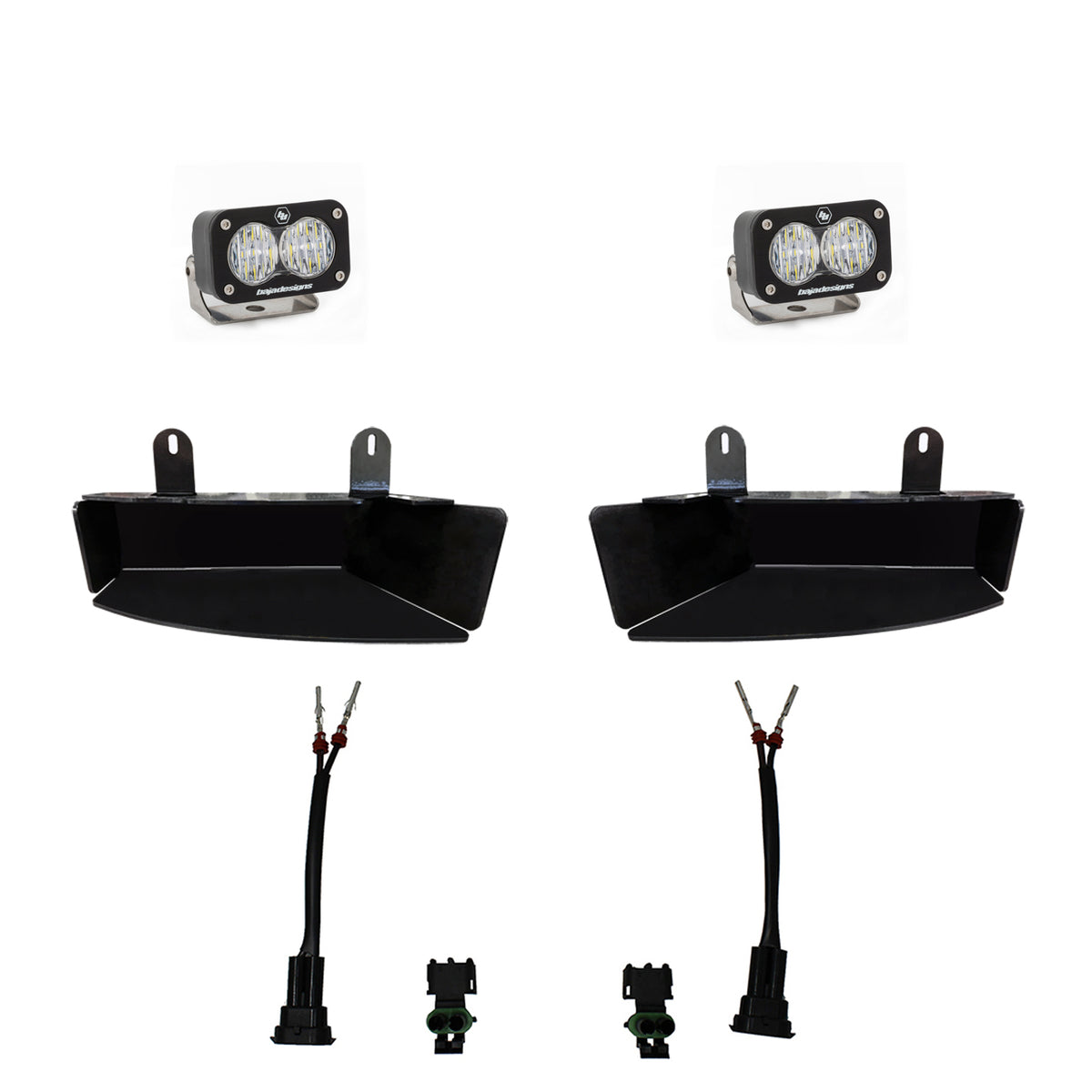 RAM S2 Sport Fog Pocket Light Kit - RAM 2019-2026 2500/3500 Clear 448042