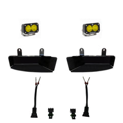 RAM S2 Sport Fog Pocket Light Kit - RAM 2019-2026 2500/3500 Baja Amber 448043