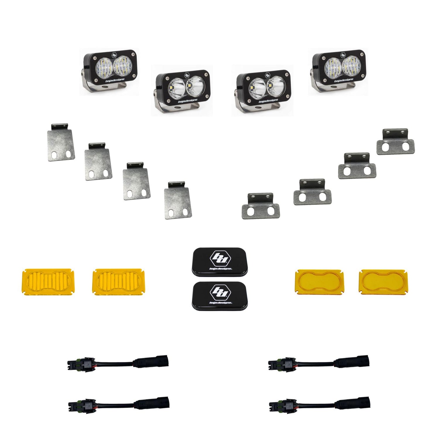 Ford S2 Pro Dual Fog Pocket Light Kit - Ford 2021-2026 F-150 Raptor, 2024-2026 F-150 Raptor 37/R 448053
