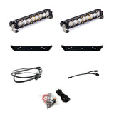 Ford S8 10 Inch Dual Behind Grille Light Bar Kit - Ford 2021-2026 F-150 Raptor, 2024-2026 F-150 Raptor 37/R Clear 448065
