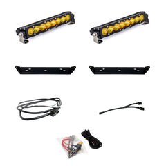 Ford S8 10 Inch Dual Behind Grille Light Bar Kit - Ford 2021-2026 F-150 Raptor, 2024-2026 F-150 Raptor 37/R Baja Amber 448066