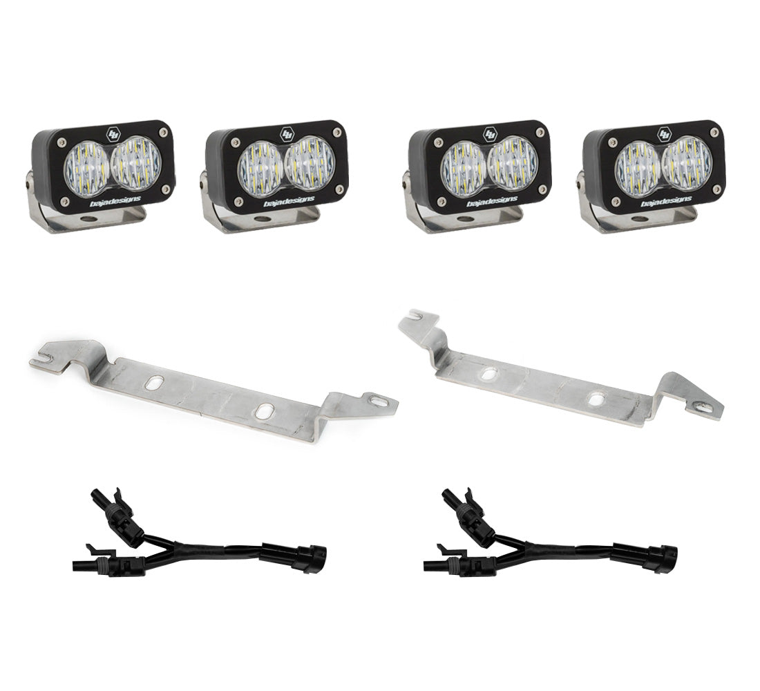 Toyota S2 Sport Dual Fog Pocket Light Kit - Toyota 2022-2026 Tundra Clear 448080