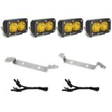 Toyota S2 Sport Dual Fog Pocket Light Kit - Toyota 2022-2026 Tundra Baja Amber 448081