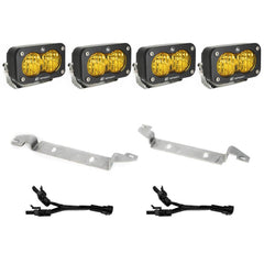 Toyota S2 Sport Dual Fog Pocket Light Kit - Toyota 2022-2026 Tundra Baja Amber 448081