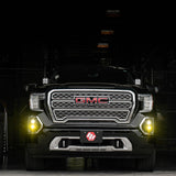 GMC S1 Dual Fog Pocket Light Kit - GMC 2019-22 Sierra 1500 Clear/Clear 448085