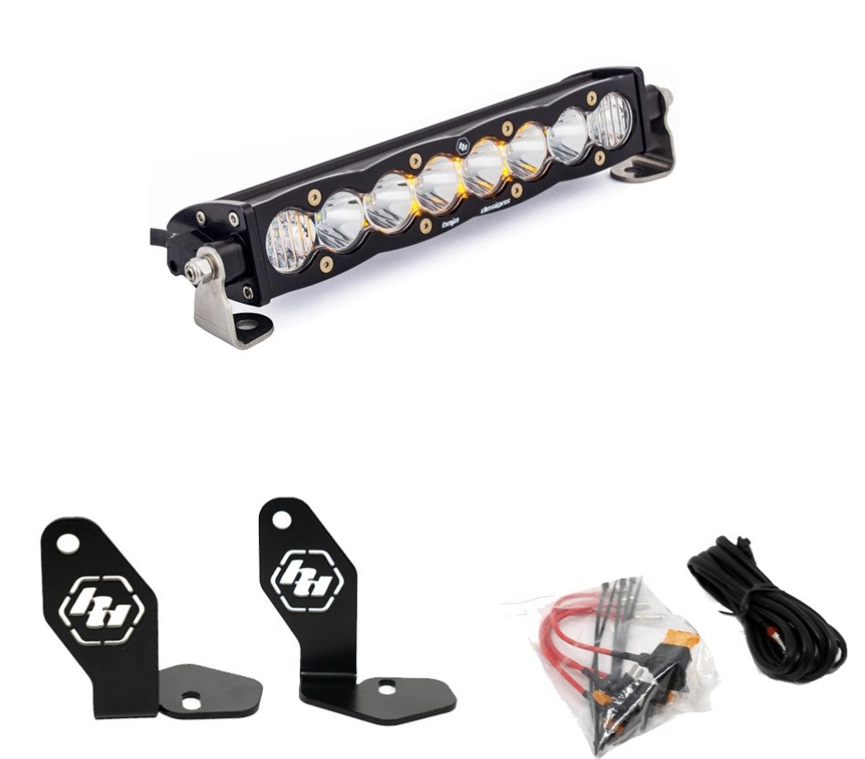 Polaris RZR Pro R S8 10" Hood Mount Kit - Polaris RZR Pro R 2022-2024 Clear 448101