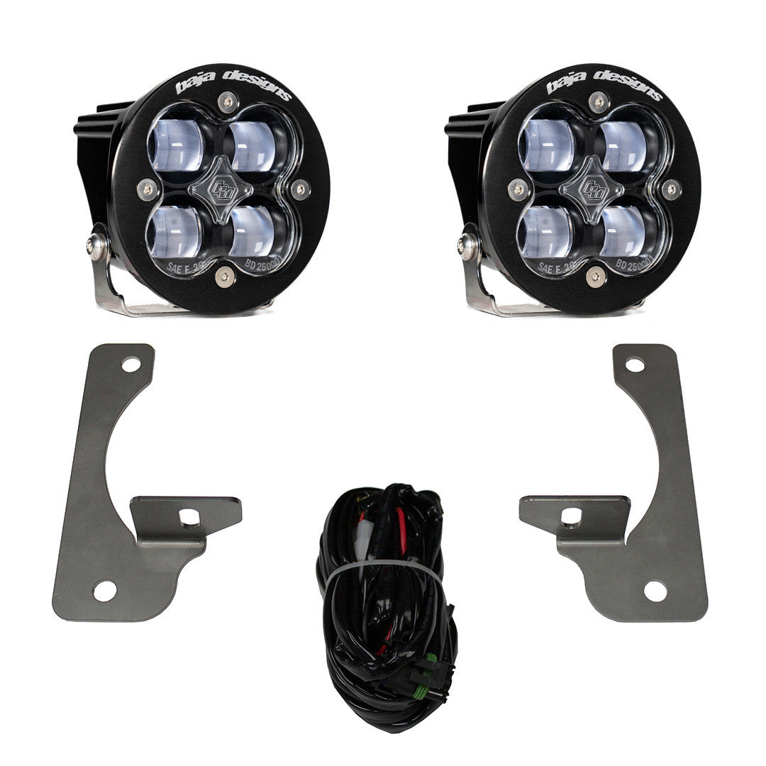 Jeep JK Squadron-R SAE Fog Pocket Light Kit - Jeep 2007-09 Wrangler JK; NOTE: w/ Premium OE Bumper Clear 448144