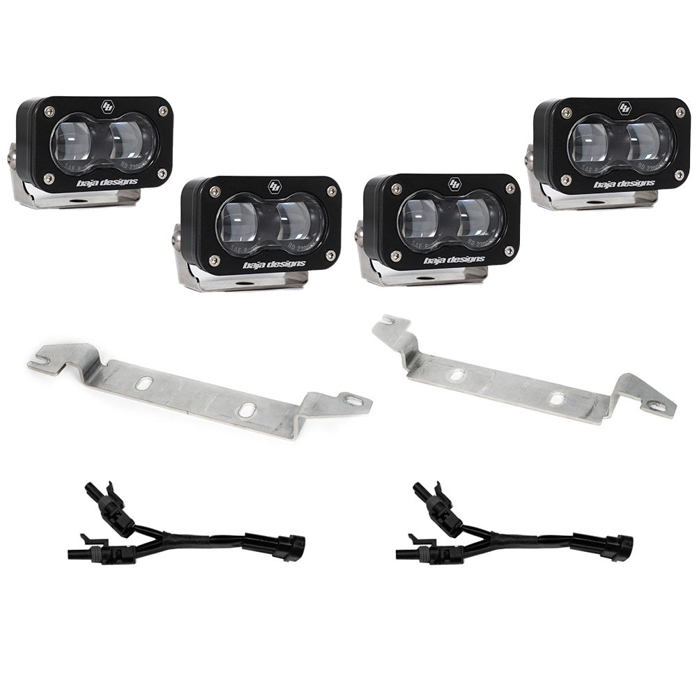 Toyota S2 SAE OEM Fog Light Replacement Kit - Toyota 2022-2026 Tundra Clear 448162