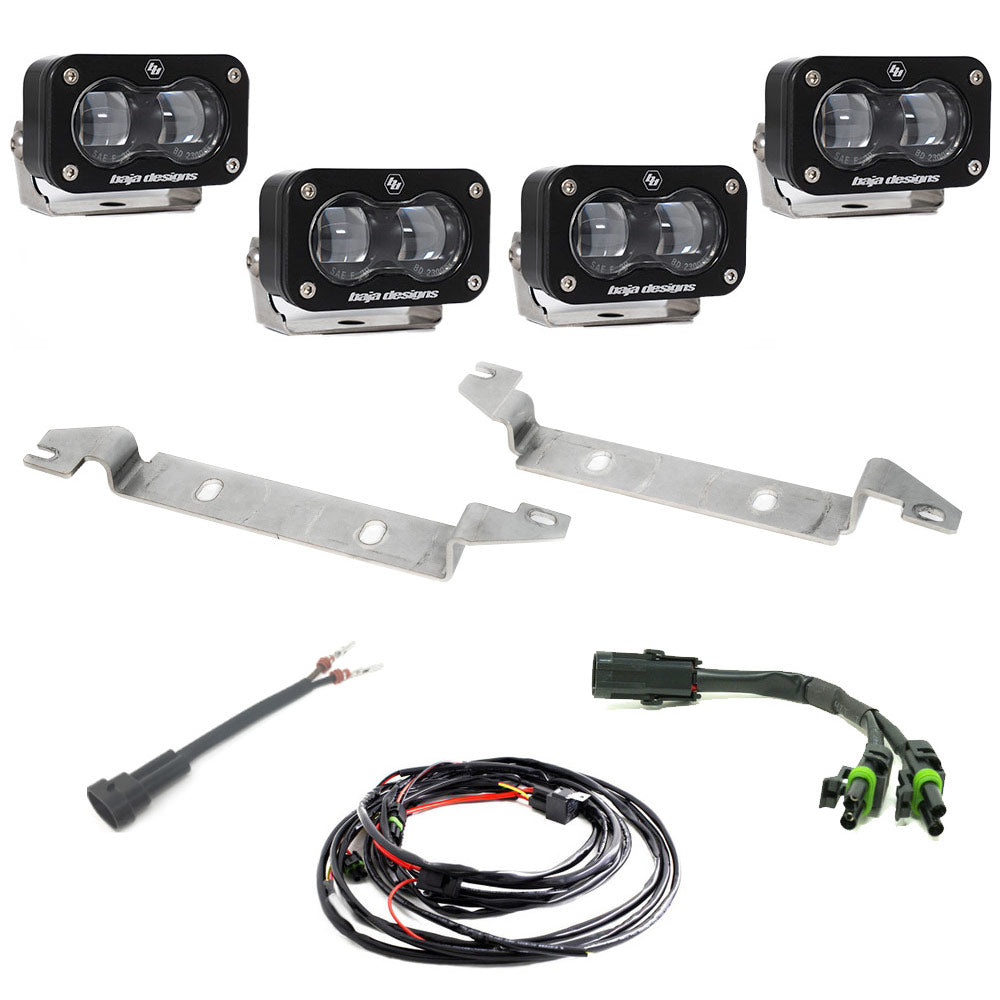 Toyota S2 SAE OEM Fog Light Replacement Kit - Toyota 2023-2026 Sequoia Clear 448163