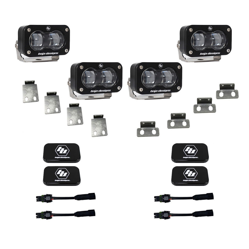 Ford Raptor S2 SAE Dual Fog Pocket Kit - Ford 2021-2026 F-150 Raptor, 2024-2026 F-150 Raptor 37/R Clear 448166